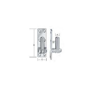 Väravahinge vastus 16 mm