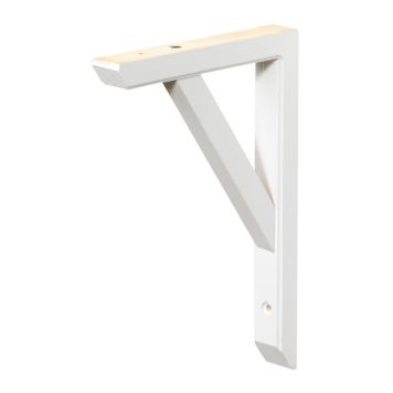 Riiulikandur Lundbergs Carl 250 x 40 x 350 mm valge mänd