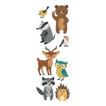 Posterkleebis Plage Metsaloomad