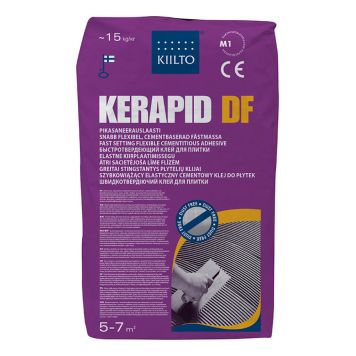 Elastne kiirplaatimissegu Kiilto Pro Kerapid DF 15 kg
