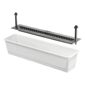 Rõdukast Orthex altkastmisega 75 cm, valge