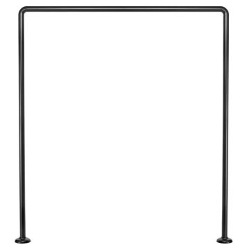 Dušikardina toru Diaqua Ø 2,2 x 90 x 80 x 90 cm Must