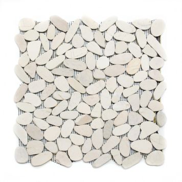 Looduskivimosaiik Kiesel XKS IN14, valge 30,5 x 30,5 cm