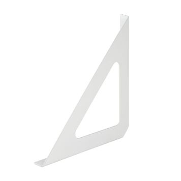 Riiulikandur Tri valge 240 x 240 x 18 mm