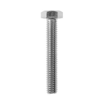 Kuuskantpoldid Profi Depot DIN933 A2, 8 x 50 mm, 50 tk