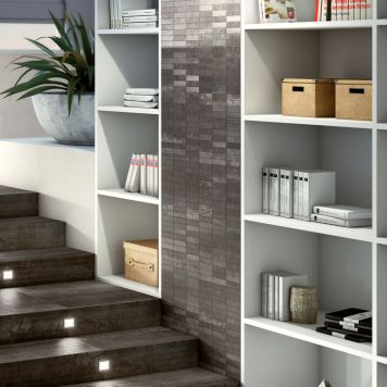 MOSAIIK COSMOS LUX MUST 5X5CM (30X30CM)