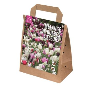 Sibullilled 25 tk Blooms, Bees & Butterflies roosa