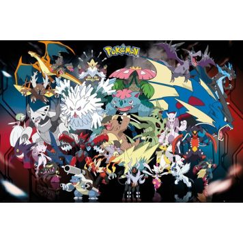 Poster Rainders Pokemon - mega 051