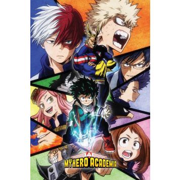 Poster Reinders My Hero Academia - characters mosaic 068