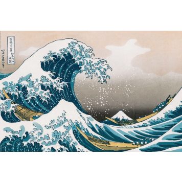 Poster Reinders 090 Hokusai - the great wave