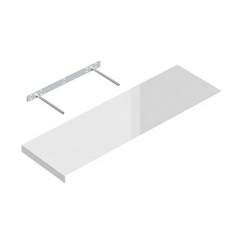 Seinariiul Regalux XL4 valge kõrgläige 79,5 x 23,5 x 3,8 cm