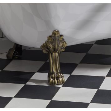 Vannijalad lõvikäpad antiikmessing 4 tk