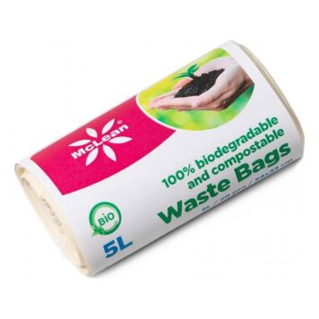 Prügikotid McLean Food Waste Bags 20 tk / rullis 5 l
