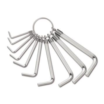 Kuuskantvõtmete komplekt 1,5 - 10 mm