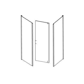 Esiklaasid ja uks Camargue Skärgård läbipaistev