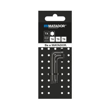 Torx võtmete komplekt Matador T6, T8, T9