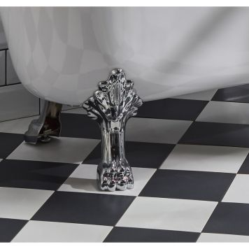 Vannijalad Camargue Lõvikäpp ja äravoolutoru, kroom 4 tk