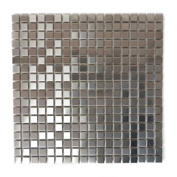 Mosaiik Silver Steel 30 x 30 cm