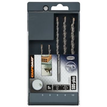 Betoonipuuride komplekt SDS-Plus 5 tk