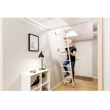 Pööningutrepp Dolle 2-osaline Valge