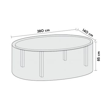 Mööblikate Sensum mööblilen 380 x 140 x 85 cm