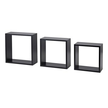 Seinariiulite komplekt Dolle Frame must 3 tk