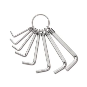 Kuuskantvõtmete komplekt 1,5 - 6 mm