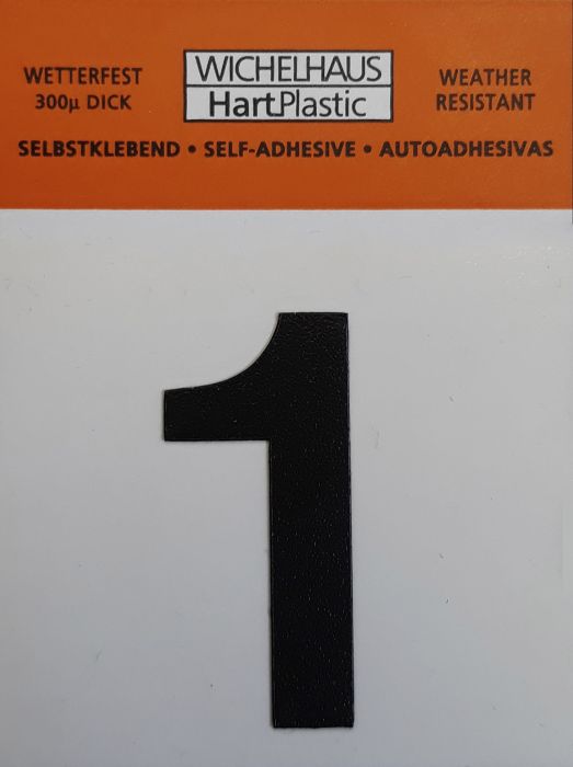 Number Wichelhaus HartPlastic 1 30 mm