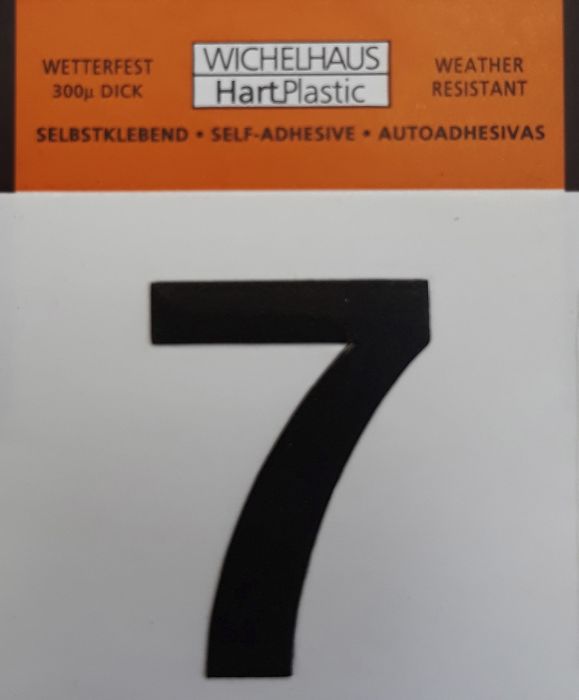 Number Wichelhaus HartPlastic 7 30 mm