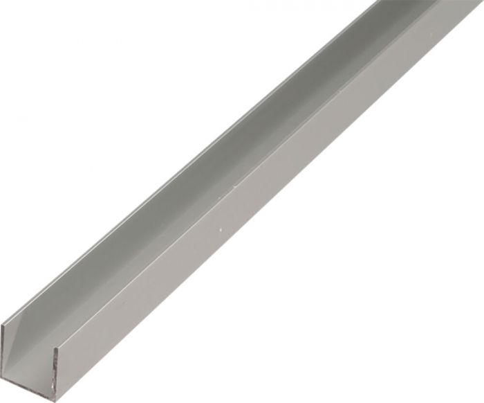 U-profiil alumiinium 8,6 x 12 x 1000 mm