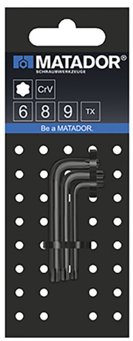 Torx võtmete komplekt Matador T6, T8, T9
