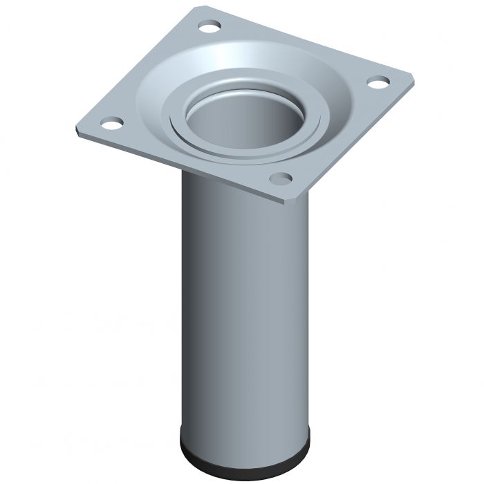 Mööblijalg Element System ümar metall 100 mm ⌀ 30 mm
