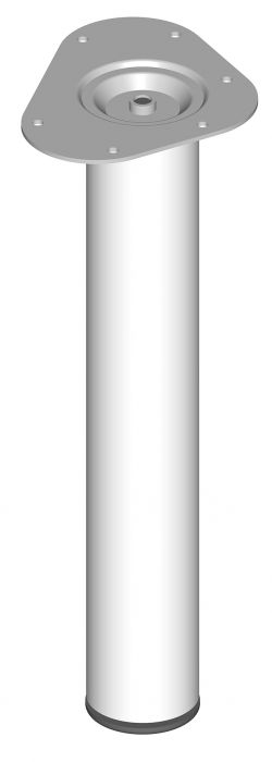 Mööblijalg Element System ümar valge 400 mm ⌀ 60 mm