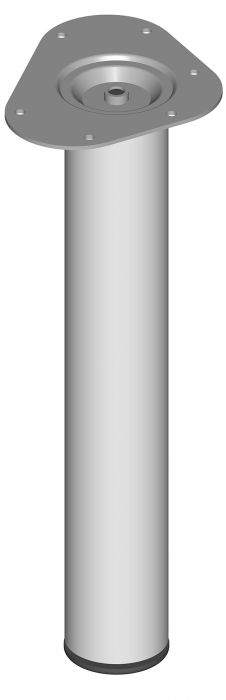 Mööblijalg Element System ümar hall 400 mm ⌀ 60 mm