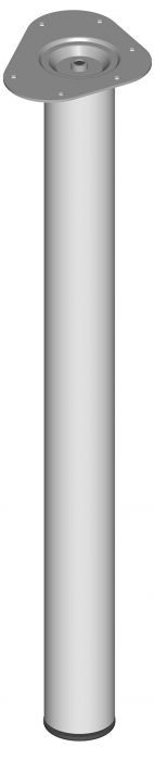 Mööblijalg Element System ümar hall 700 mm ⌀ 60 mm