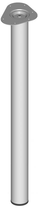 Mööblijalg Element System ümar hall 800 mm ⌀ 60 mm