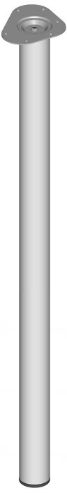 Mööblijalg Element System ümar hall 1100 mm ⌀ 60 mm