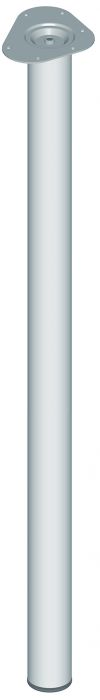 Mööblijalg Element System ümar kroom 1100 mm ⌀ 60 mm