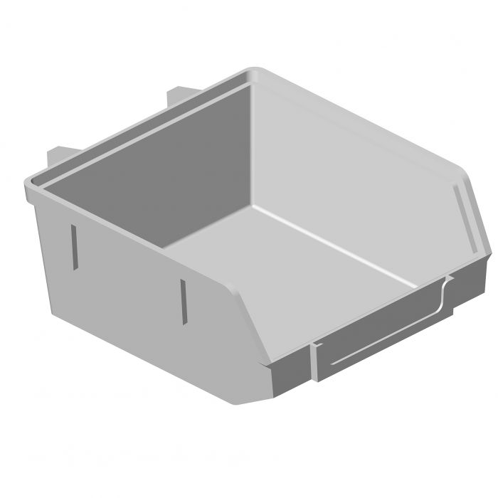 Tarvikute karp Element System Minibox 90 x 90 x 40 mm valge
