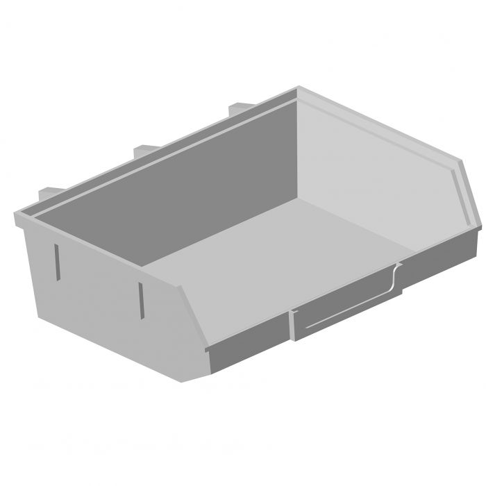 Tarvikute karp Element System Minibox 135 x 90 x 40 mm valge