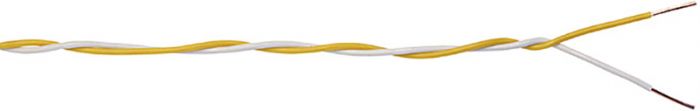 Uksekella kaabel YK 2 x 0,8; 20 m kollane/valge