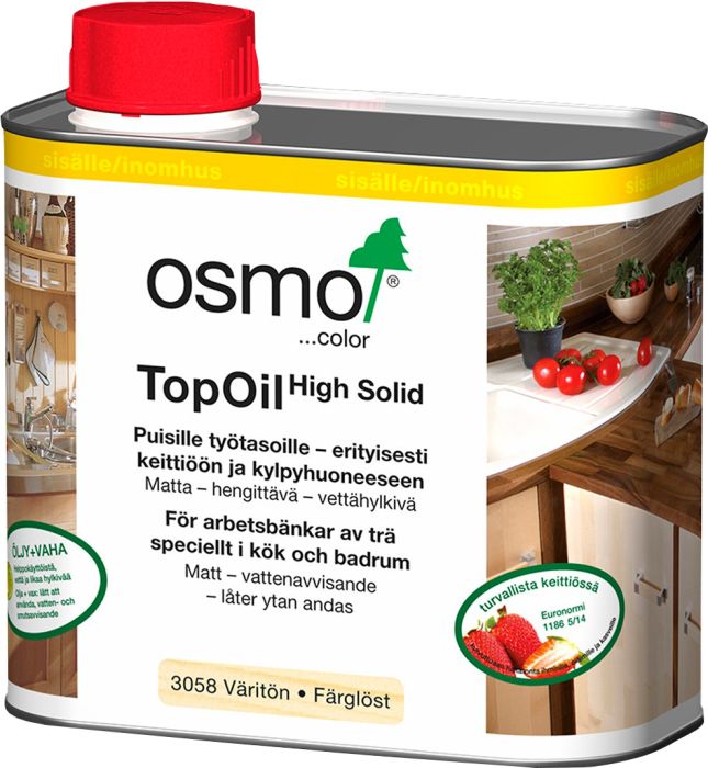 Õlivaha Osmo Color TopOil 3058 värvitu matt 0,5 l