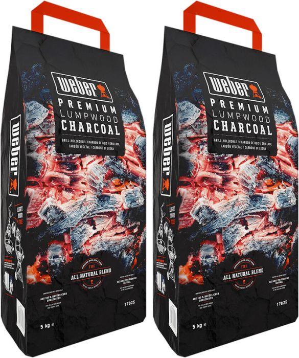 2 kotti Grillsütt Weber Premium Lumpwood Charcoal 5 k