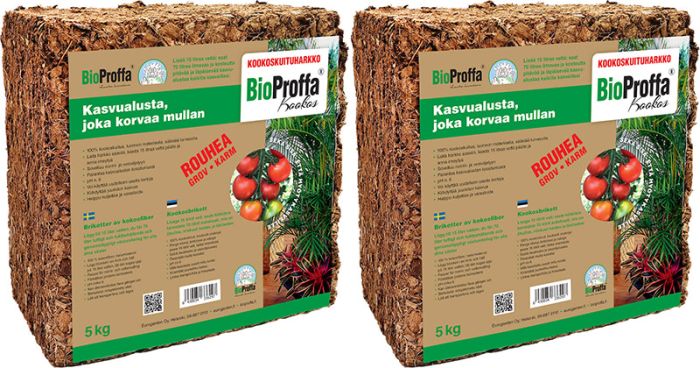 2 pakki Kookoskiuplokki Bioproffa 5 kg