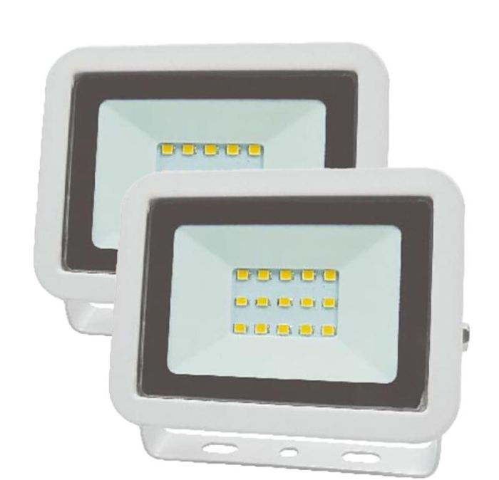 2 LED-prožektorit Acuma Mini 10 W valge