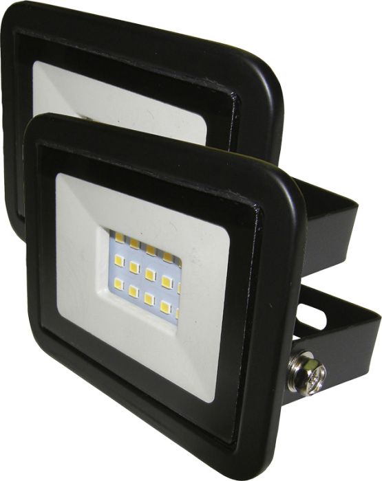 2 LED-prožektorit Acuma Mini 30 W must