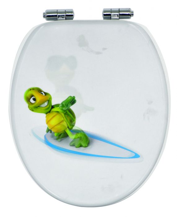 Prill-laud Surfing Turtle 3D