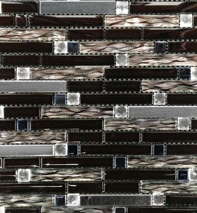 Klaasmosaiik HuH Mosaik Diamond Mix XCM GV878 33,8 x 29,8 cm