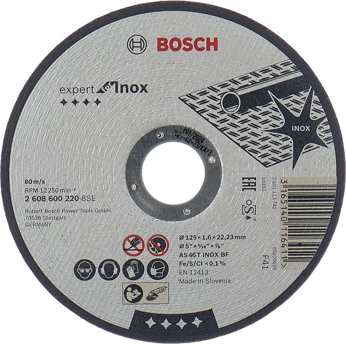 Lõikeketas Bosch Inox 125 x 1,6 mm