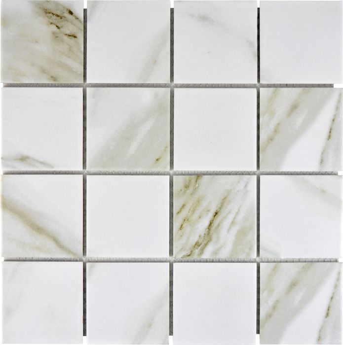 Mosaiik Fliesen Quadrat Calacatta